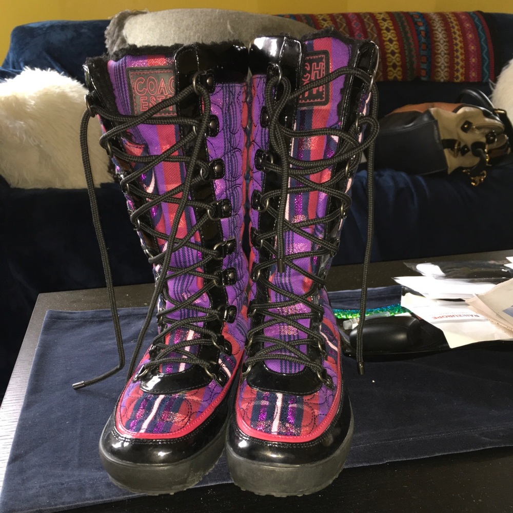 Coach winter boots